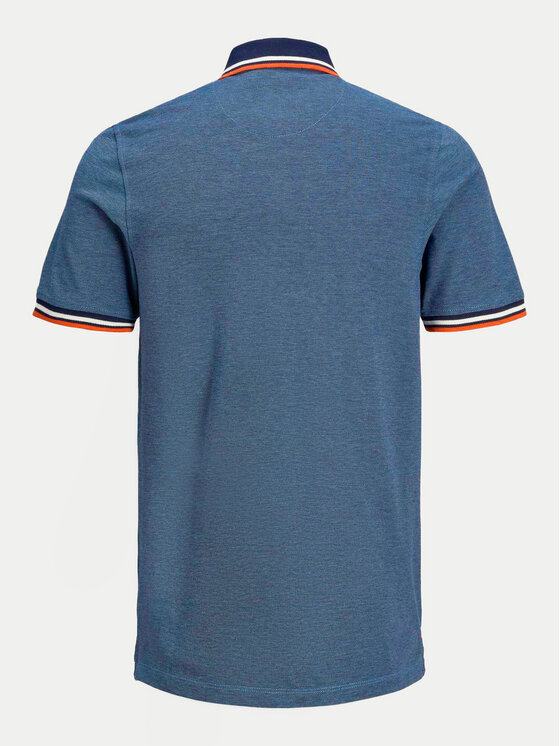 Jack & Jones Jack & Jones Polo Paulos 12136668 Niebieski Slim Fit