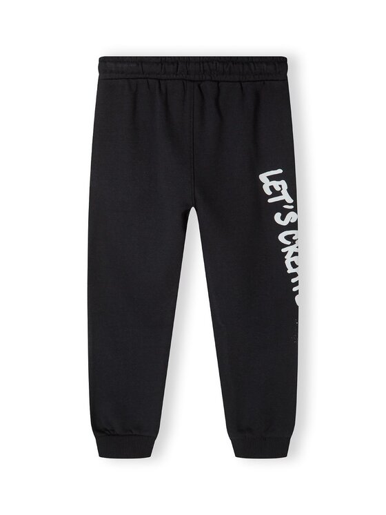 minoti minoti Bluza 23fleece125 Czarny Regular Fit