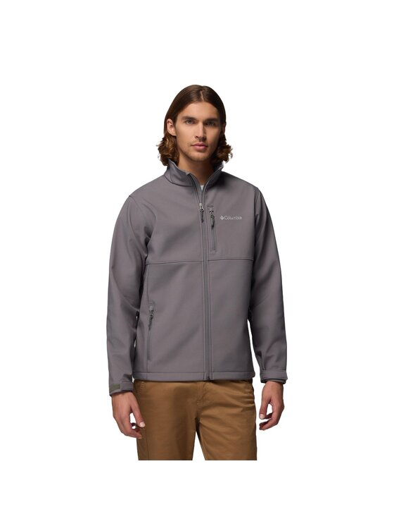 Columbia Columbia Kurtka softshell Ascender Softshell Jacket 1556534023 Szary Regular Fit