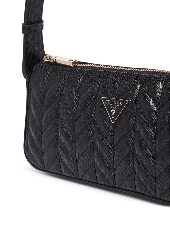 Guess Guess Τσάντα Stacey Mini HWGG97 41720 Μαύρο