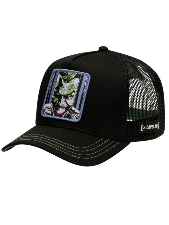 Capslab Capslab Czapka z daszkiem Capslab DC Comics Joker Cap Czarny