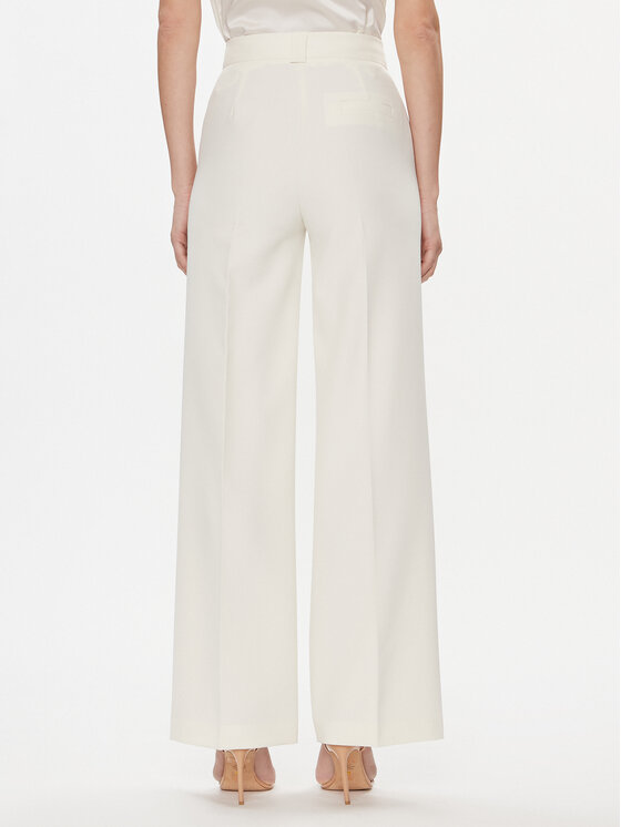 Maryley Maryley Pantaloni di tessuto 24EB515/43VA Beige Relaxed Fit