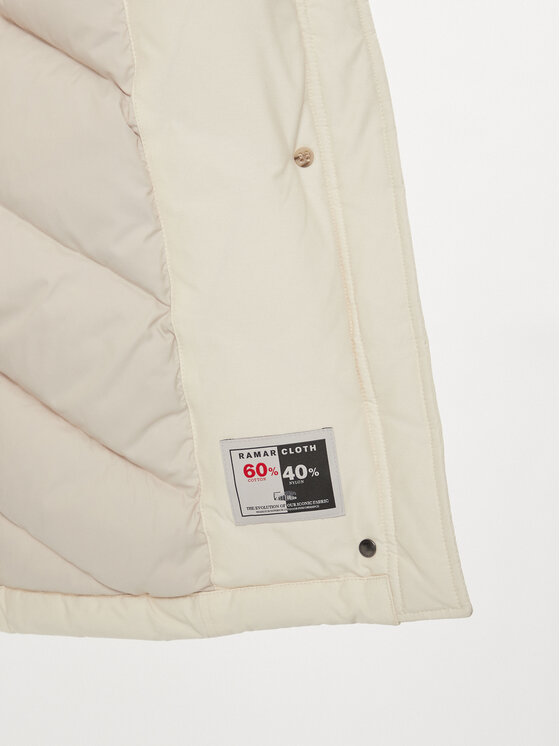 Woolrich Woolrich Pernata jakna Arctic Raccoon CFWWOU0538FRUT0001 Écru Regular Fit