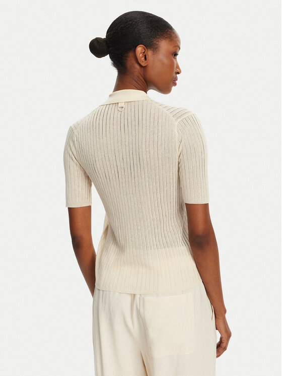 Marella Marella Megztinis Torbole 2513361145 Kreminė Slim Fit