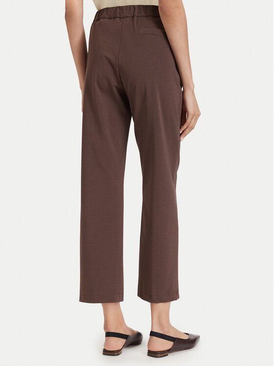 Maryley Maryley Stoffhose 26EB527/06MO Dunkelbraun Regular Fit