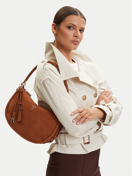 Guess Guess Дамска чанта Danya HWSG99 18010 Кафяв