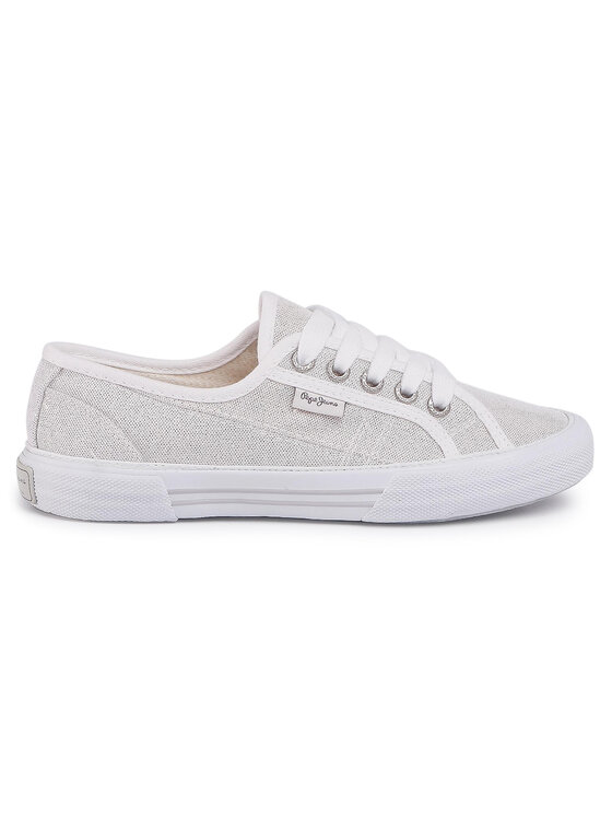 Pepe Jeans Pepe Jeans Tenisówki Aberlady PLS30950 Biały