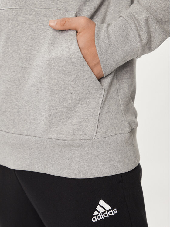 adidas adidas Суитшърт Essentials French Terry Big Logo IC9364 Сив Regular Fit
