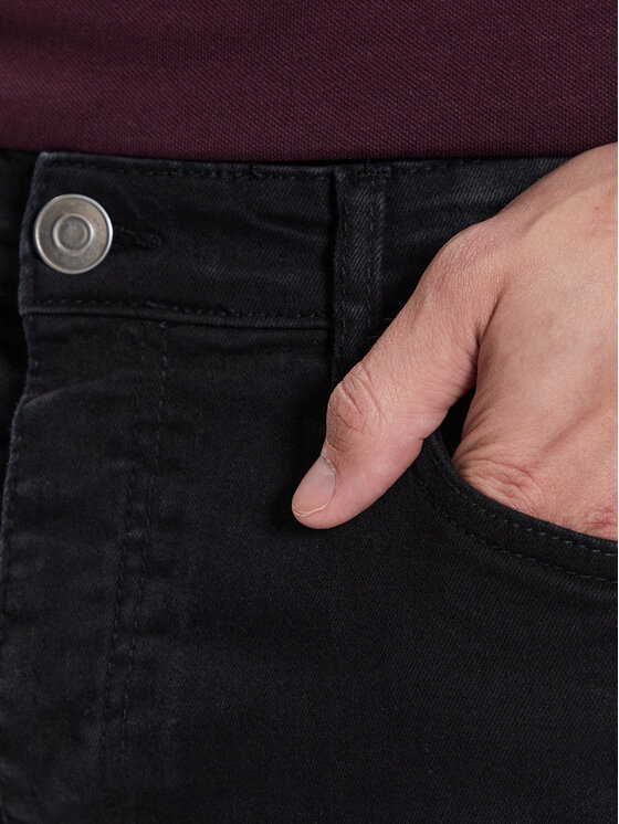 Brave Soul Brave Soul Jeans hlače MJN-BIKERCHARC Črna Skinny Fit