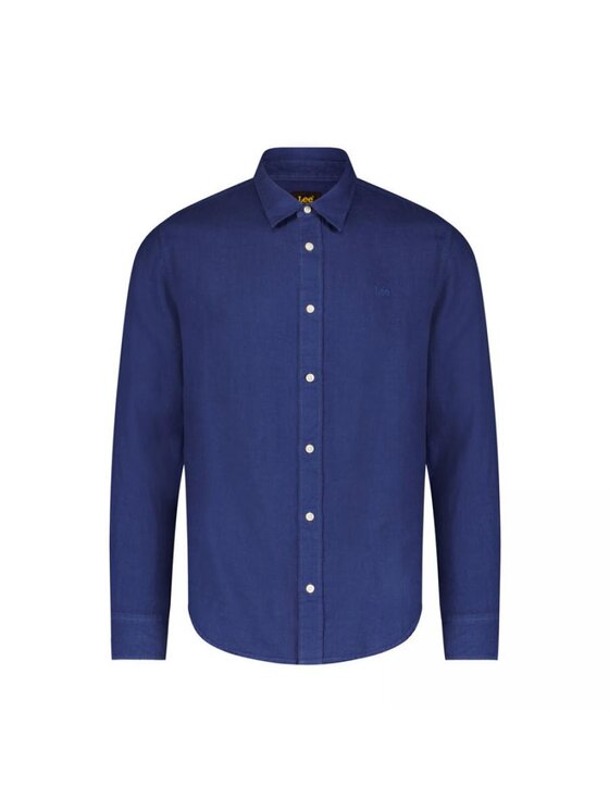 Lee Lee Camicia PATCH SHIRT IN MEDIEVAL BLUE Blu scuro Regular Fit