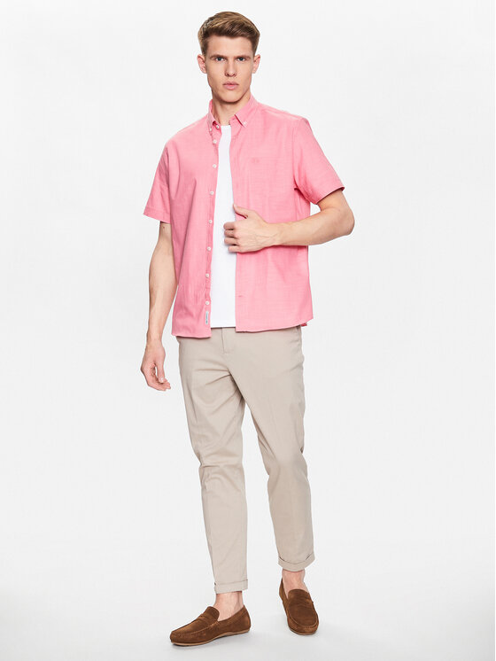 Camicia 9450 38340 Rosso Regular Fit