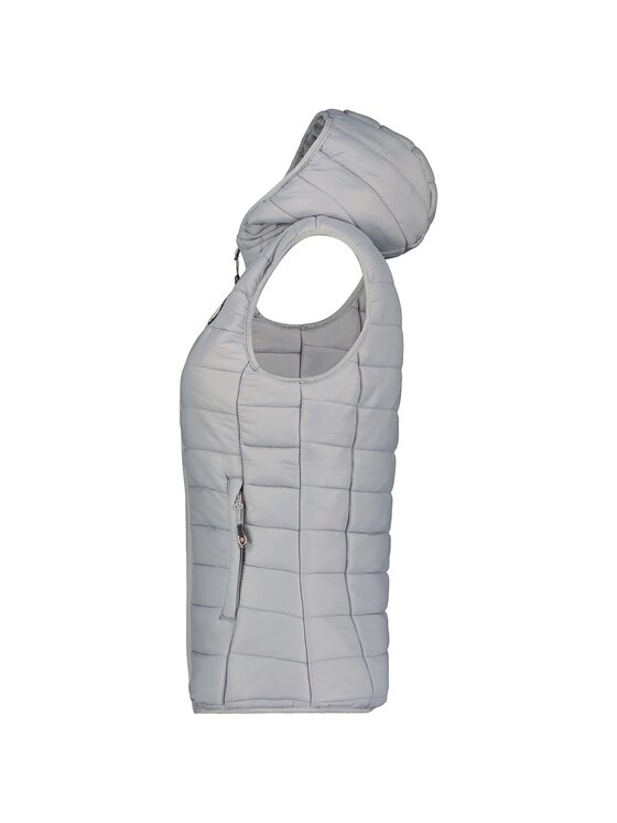 Geographical Norway Geographical Norway Bezrękawnik WW2008E/GNO-Light Grey Szary Regular Fit