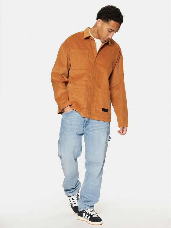 DC Shoes DC Shoes Camicia Juncture ADYWT03110 Marrone Boxy Fit