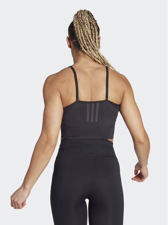 adidas adidas Top Aeroknit IB0684 Črna Slim Fit