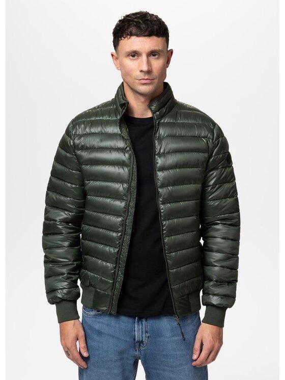 PITBULL PITBULL Kurtka przejściowa HARPER Zielony Regular Fit