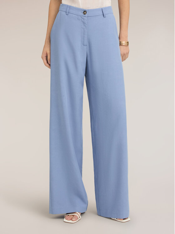 Motivi Motivi Pantaloni di tessuto P00RQ004576N0V4 Turchese Over Fit