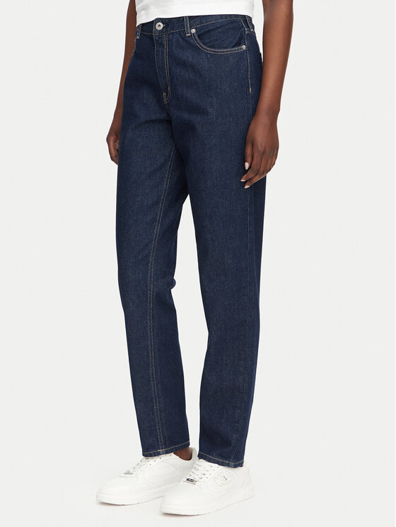 Karl Lagerfeld Jeans Blugi B3W10059 Bleumarin Mom Fit
