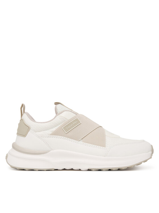 Calvin Klein Calvin Klein Laisvalaikio batai Low Cut Velcro V3X9-83312-1697 Balta