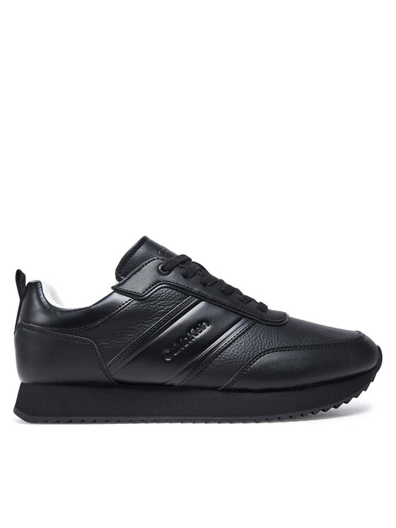 Calvin Klein Calvin Klein Laisvalaikio batai Low Top Lace Up Logo Lth HM0HM01654 Juoda