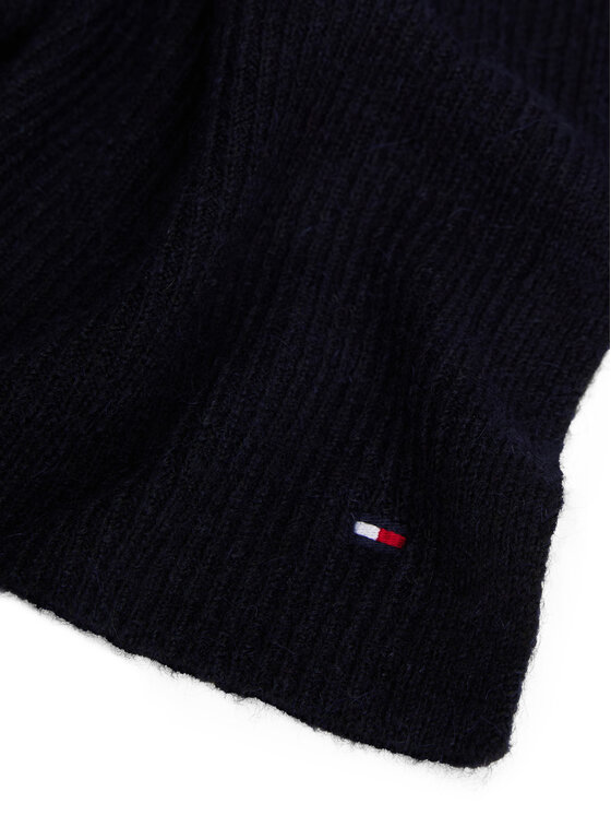 Tommy Hilfiger Tommy Hilfiger Šallīte Flag Fluffy AW0AW17787 Tumši zils