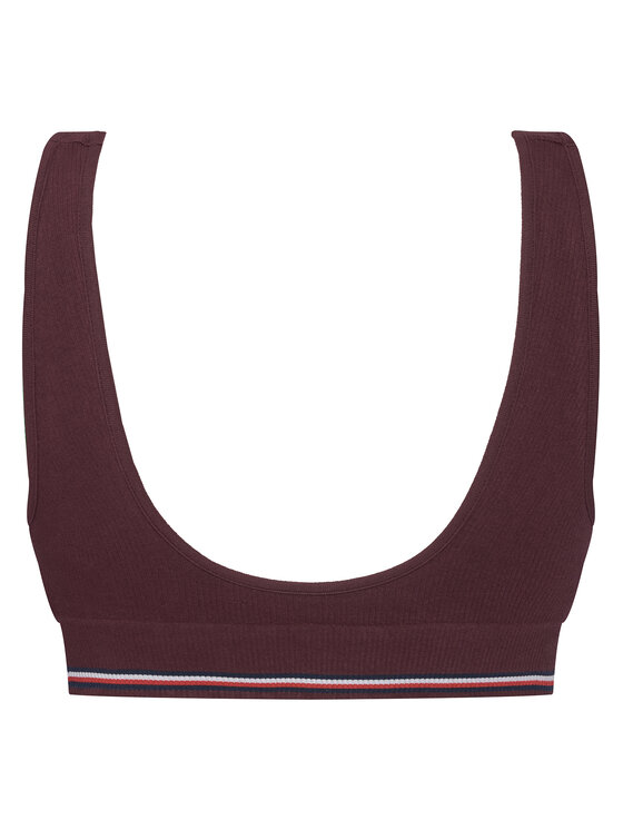 Tommy Hilfiger Tommy Hilfiger Podprsenkový top UW0UW06062 Bordó