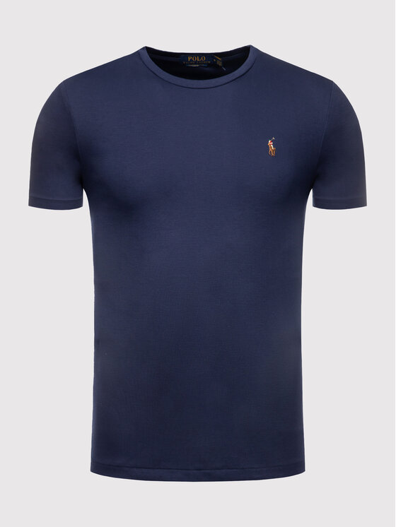 T shirt ralph lauren bleu marine hot sale
