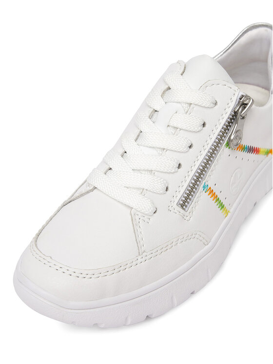 Rieker Rieker Sneakersy N1313-80 Bílá