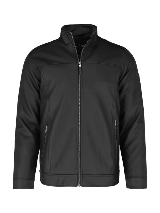 Volcano Volcano Kurtka skórzana J-NITTS Czarny Regular Fit