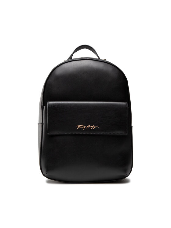 Tommy Hilfiger Sac a dos Iconic Tommy Backpack Signature AW0AW10955 Noir Modivo