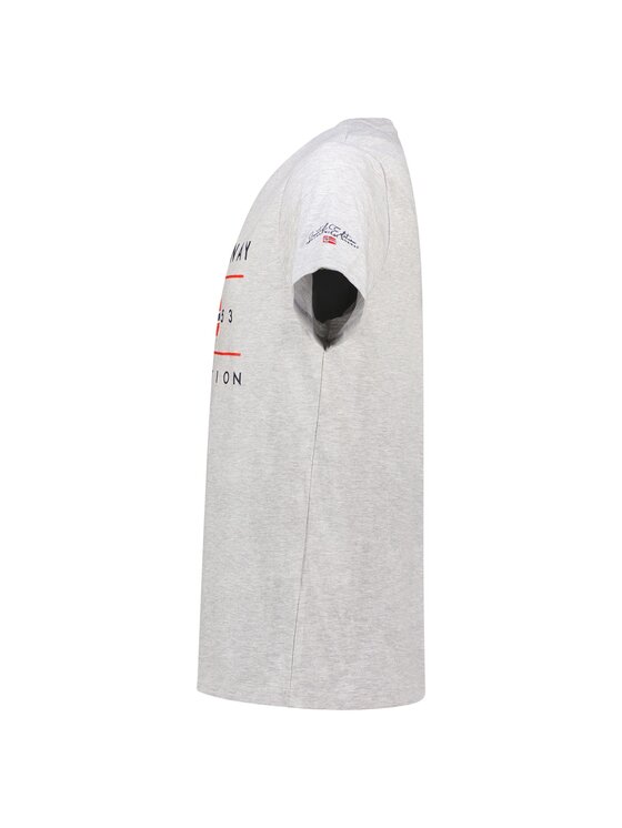 Geographical Norway Geographical Norway T-Shirt SY9738H/GN-Blended Grey Szary Regular Fit