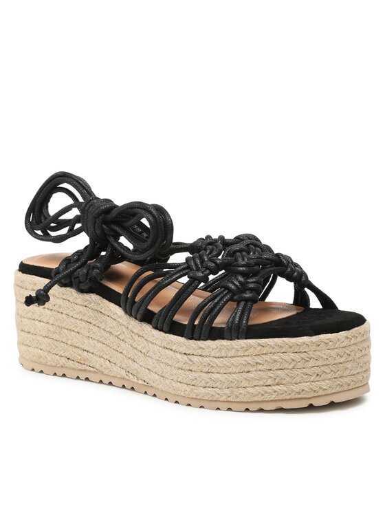DeeZee DeeZee Espadrile RT220681 Negru