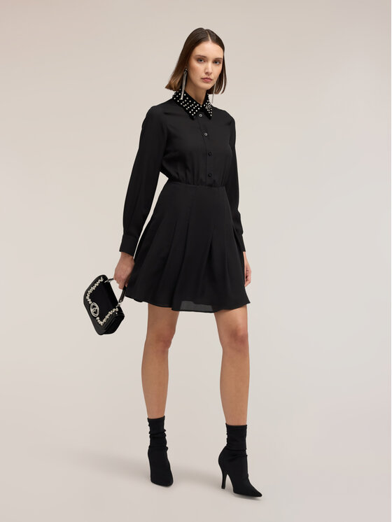 Motivi Motivi Vestito da giorno 7048Q003615N0Z3 Nero Regular Fit