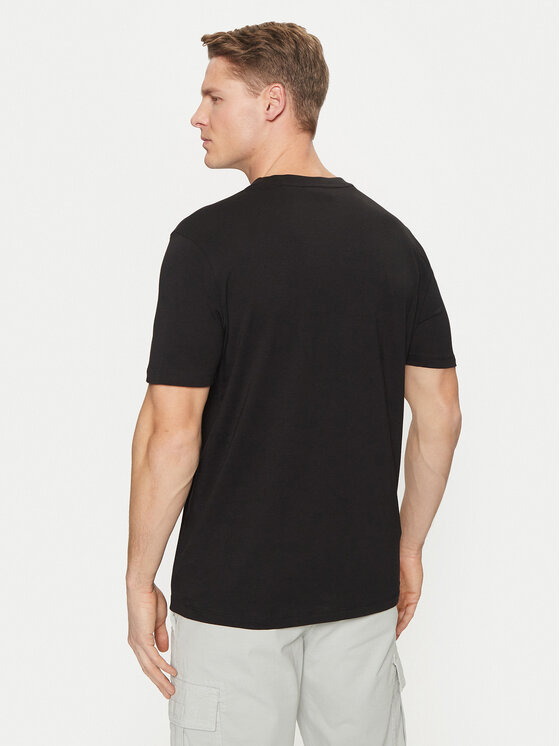 HUGO HUGO T-Shirt Dulivio 50467556 Schwarz Regular Fit