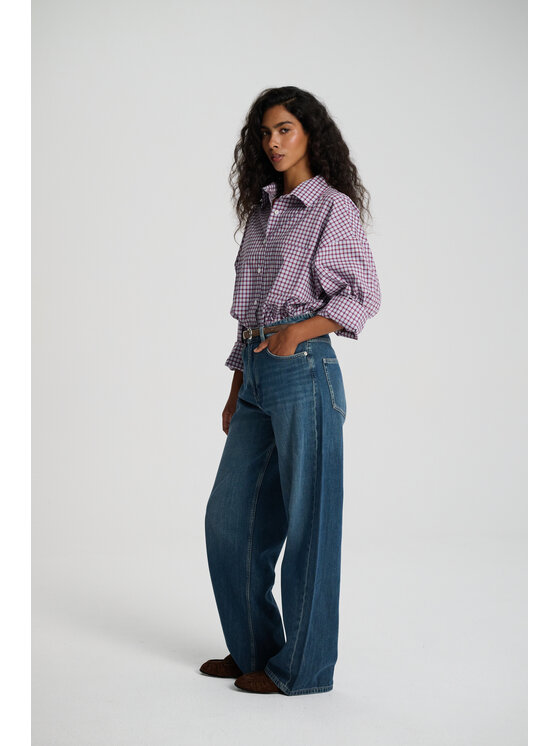 Le Songe Le Songe Koszula ESME Bordowy Oversize