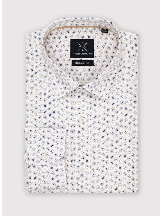 Pako Lorente Pako Lorente Koszula P22WF-1X-047 Biały Regular Fit
