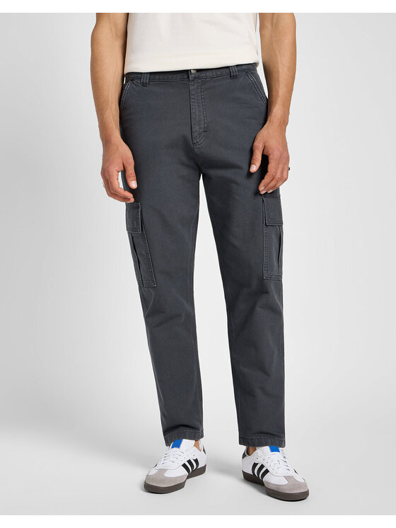 Lee Lee Chinosy CARGO PANT Szary Loose Fit