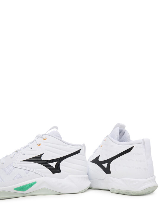 Mizuno Mizuno Zāles apavi Wave Momentum Pro Mid V1GA2545 Balts