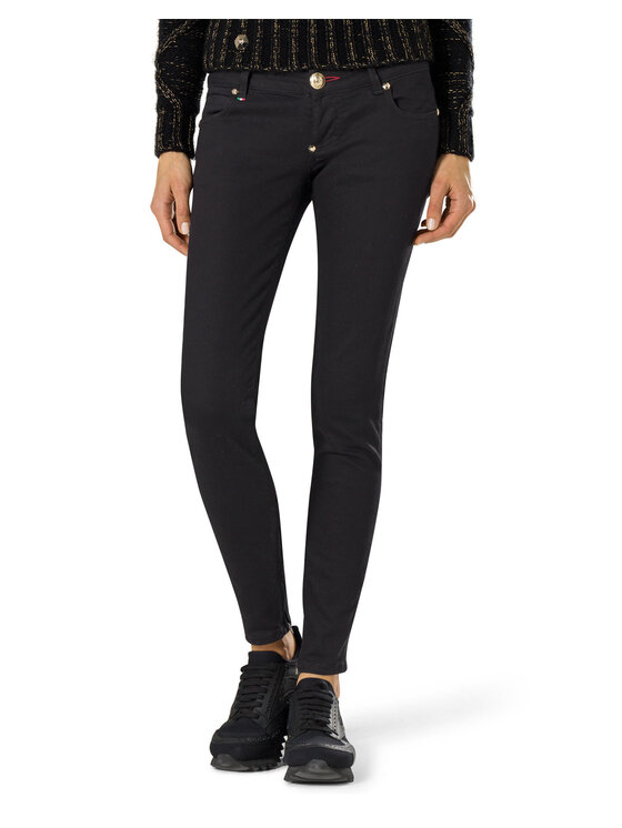 PHILIPP PLEIN PHILIPP PLEIN Džínsy 30803 Čierna Skinny Fit