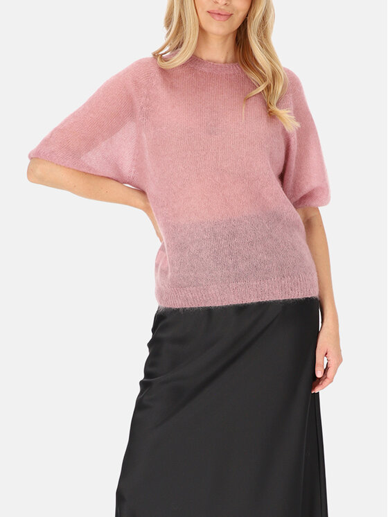 L’AF L’AF Sweter Era Różowy Regular Fit