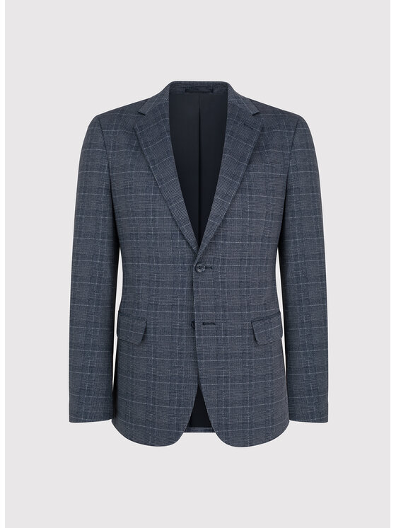 Pako Lorente Pako Lorente Marynarka P26WF-3X-004 Granatowy Slim Fit