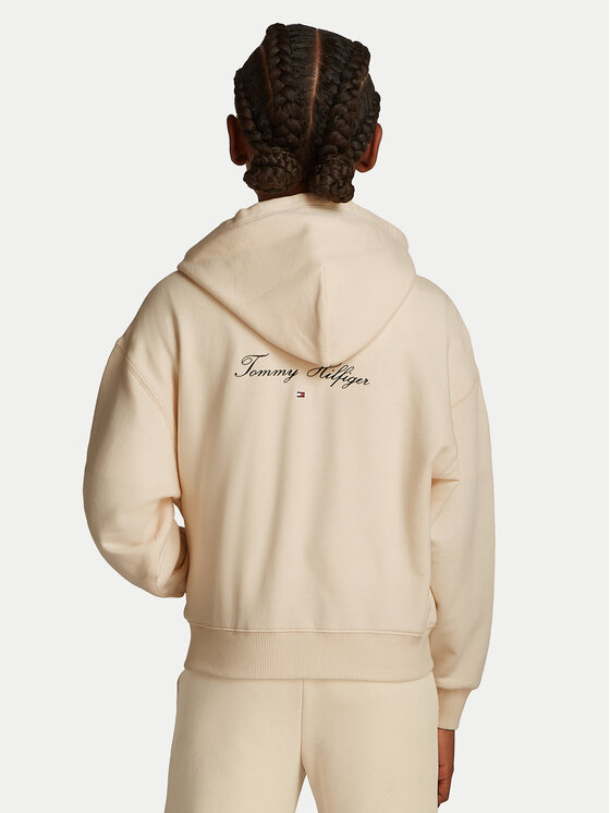 Tommy Hilfiger Tommy Hilfiger Felpa Varsity KG0KG08318 Beige Regular Fit