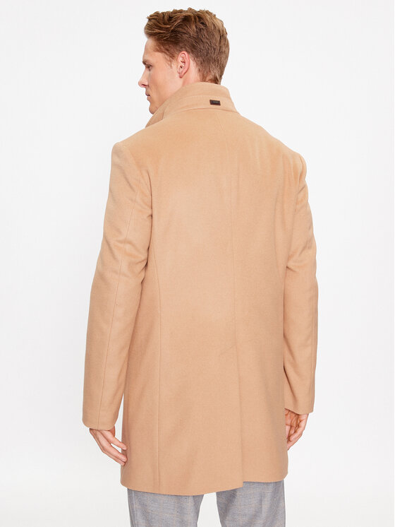 JOOP! JOOP! Vilnonis paltas 30037689 Ruda Regular Fit