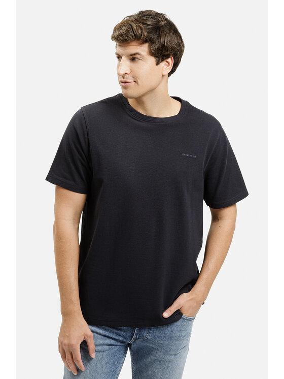 Cross Jeans Cross Jeans T-Shirt 16122-310 Granatowy Regular Fit