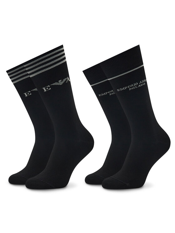 Set di 2 paia di calzini lunghi da uomo 302302