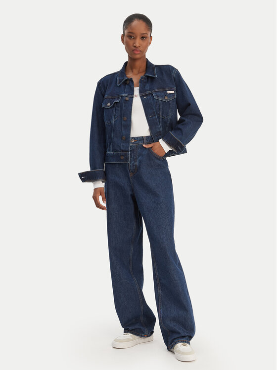 Calvin Klein Jeans Calvin Klein Jeans Kurtka jeansowa Classic LV047E903G Granatowy Regular Fit