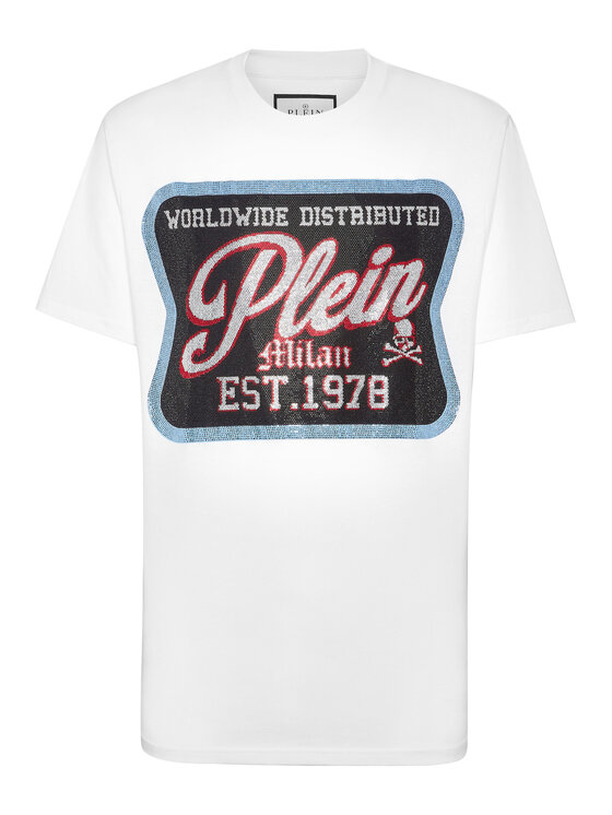 PHILIPP PLEIN PHILIPP PLEIN T-shirt 14789 Bianco Regular Fit