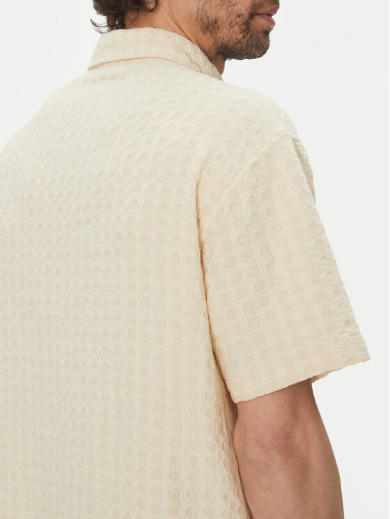 Jack&Jones Jack&Jones Πουκάμισο Dobby 12277184 Μπεζ Relaxed Fit
