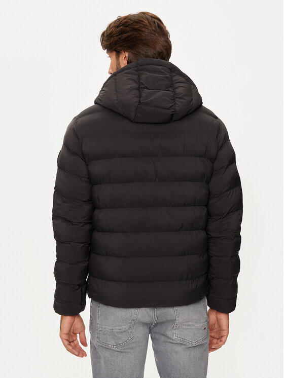 Tommy Hilfiger Tommy Hilfiger Зимно яке MW0MW37257 Черен Regular Fit