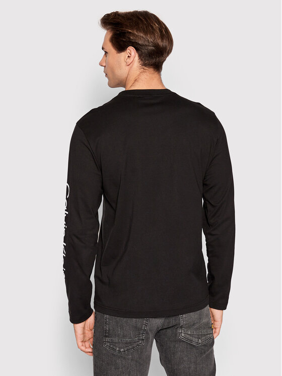 Longsleeve Placement Logo K10K109737 Nero Regular