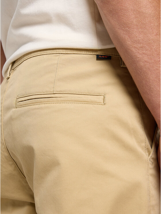 Lee Lee Chinosy SLIM CHINO Beżowy Slim Fit